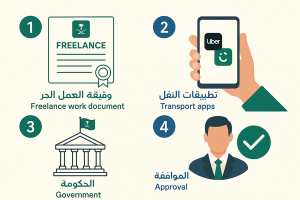 خطوات التسجيل في برنامج دعم النقل الموجه